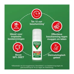 Jungle Formula Anti Muggenroller Maximum 50% DEET 50 ML