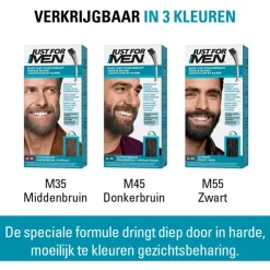 Heren Just For Men Snor & Baard Zwart M55