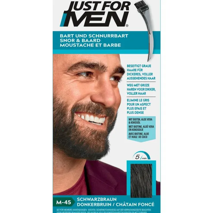 Heren Just For Men Snor & Baard Donkerbruin M45