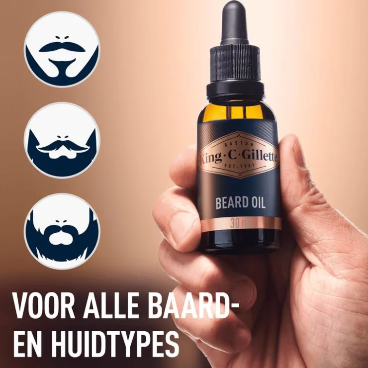 Heren King C Gillette King C. Gillette Baardolie 30 ML