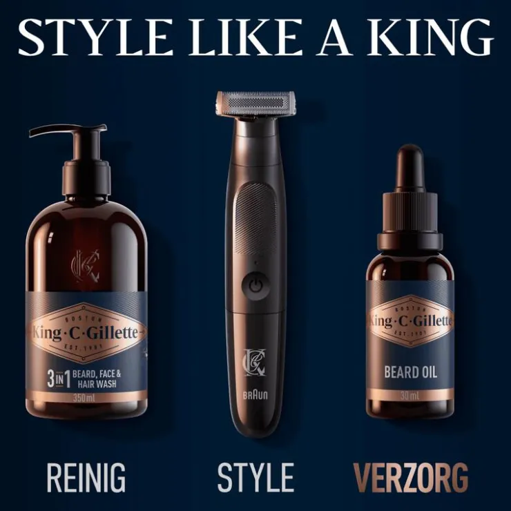 Heren King C Gillette King C. Gillette Baardolie 30 ML