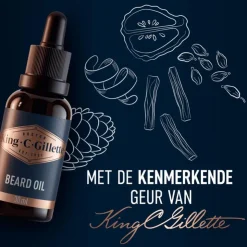 Heren King C Gillette King C. Gillette Baardolie 30 ML