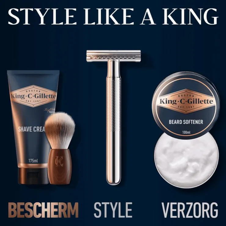 Heren King C Gillette King C. Gillette Scheercrème 175 ML