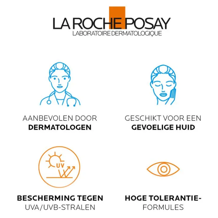 La Roche-Posay Anthelios Onzichtbare Zonnefluide Getint SPF50+ 50 ML