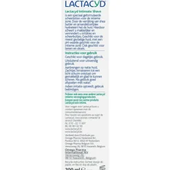 Heren Lactacyd Intimate Shave Scheerlotion voor de Intieme Zone 200 ML