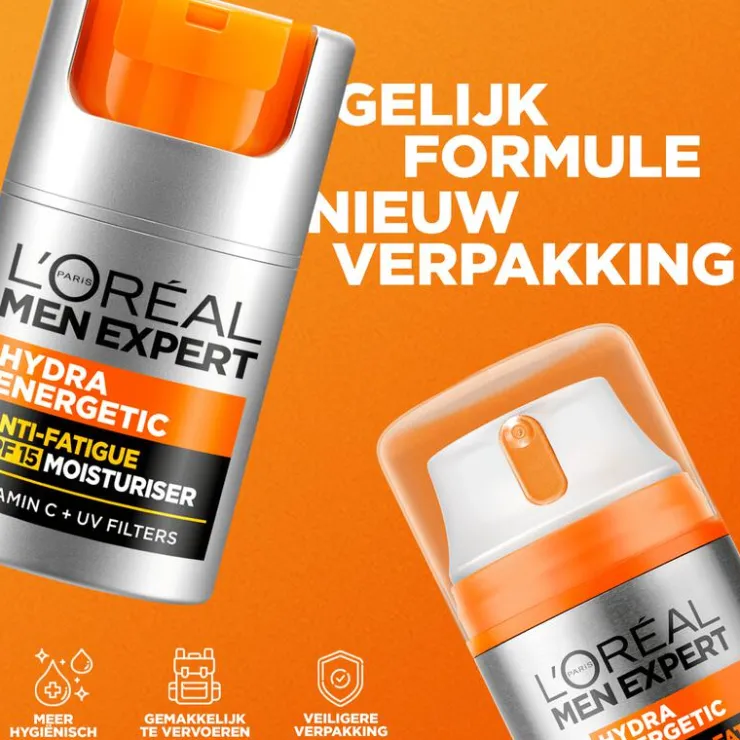 L'Oréal Paris L'Oréal Hydra Energetic Hydraterende Gezichtscrème SPF 15 50ml