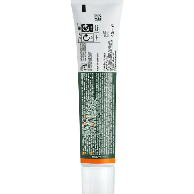 Heren L'Oréal Paris L'Oréal Men Expert Derma Control Dagcrème SPF30 40 ML