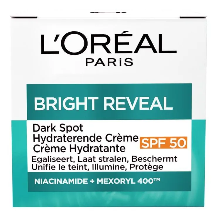 L'Oréal Paris Bright Reveal Dark Spot Dagcrème SPF50 met Niacinamide 50 ML