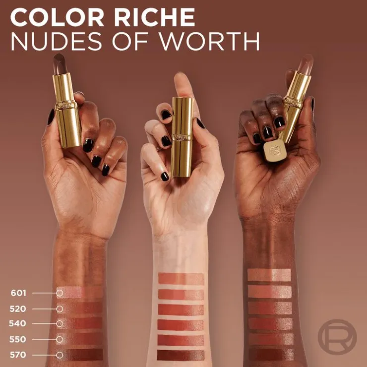 L'Oréal Paris Color Riche Satin 601 Nudes of Worth Lippenstift 4,5 GR