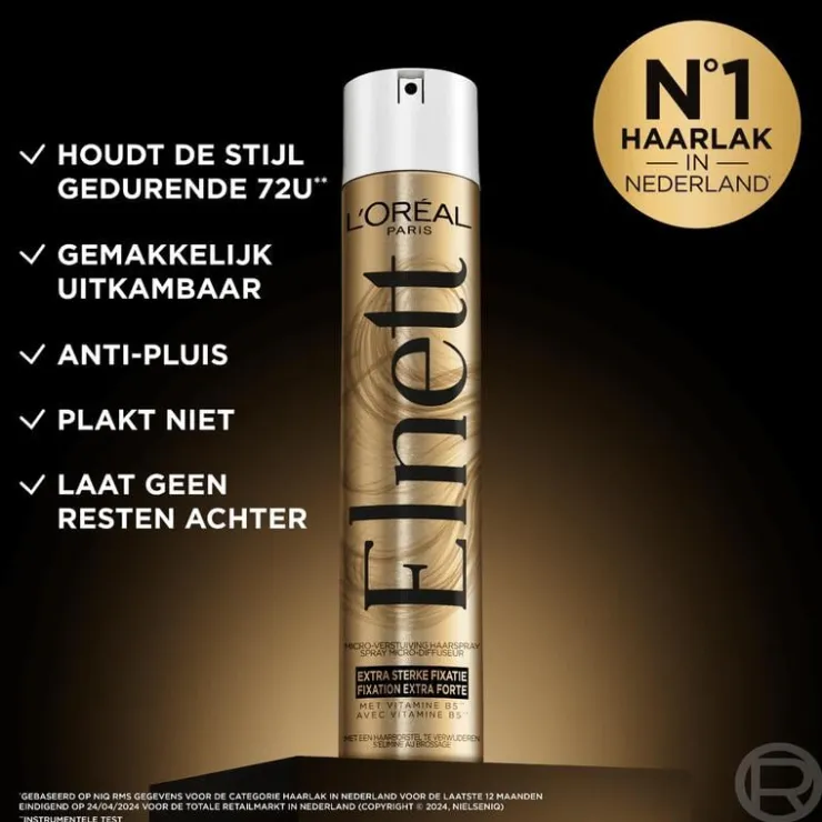 L'Oréal Paris Elnett Satin Extra Sterk Haarspray 400 ML