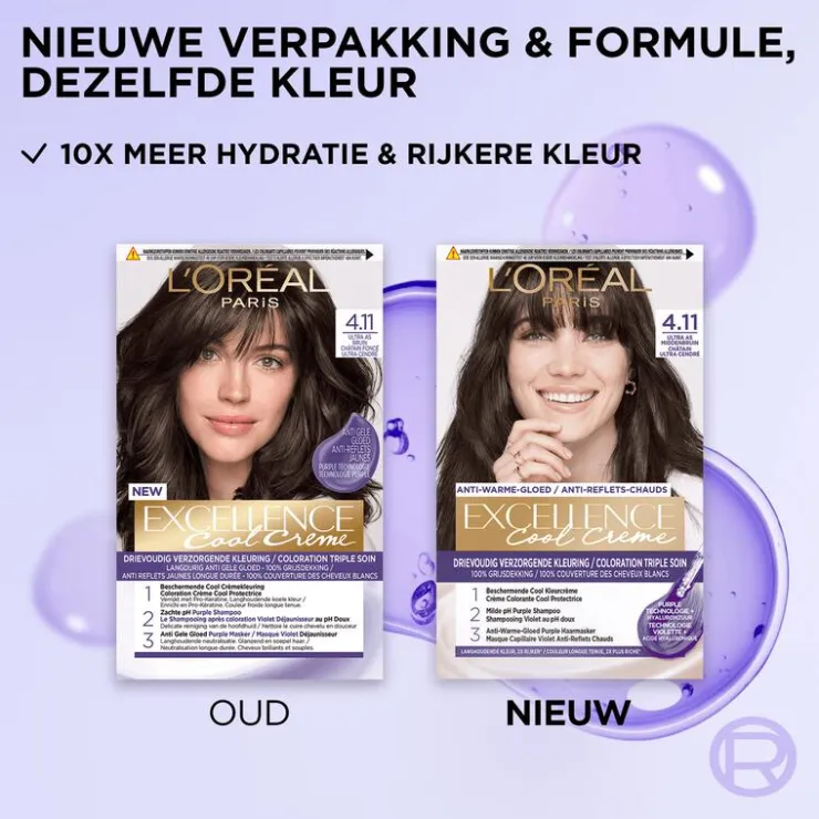 L'Oréal Paris Excellence Cool Creams Permanente Haarverf