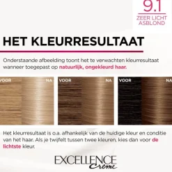 L'Oréal Paris Excellence Creme Permanente Haarverf 9.1