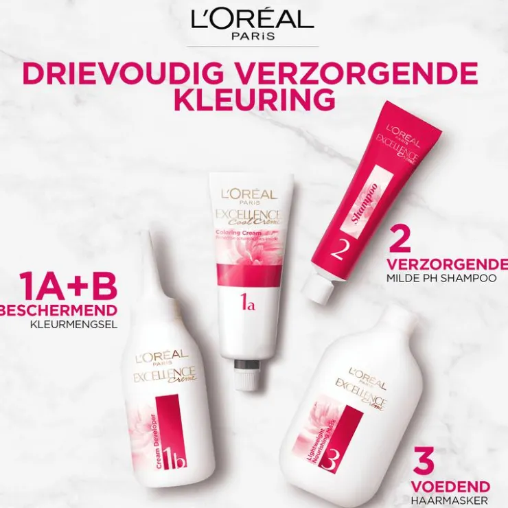 L'Oréal Paris Excellence Crème Verzorgende Crèmekleuring