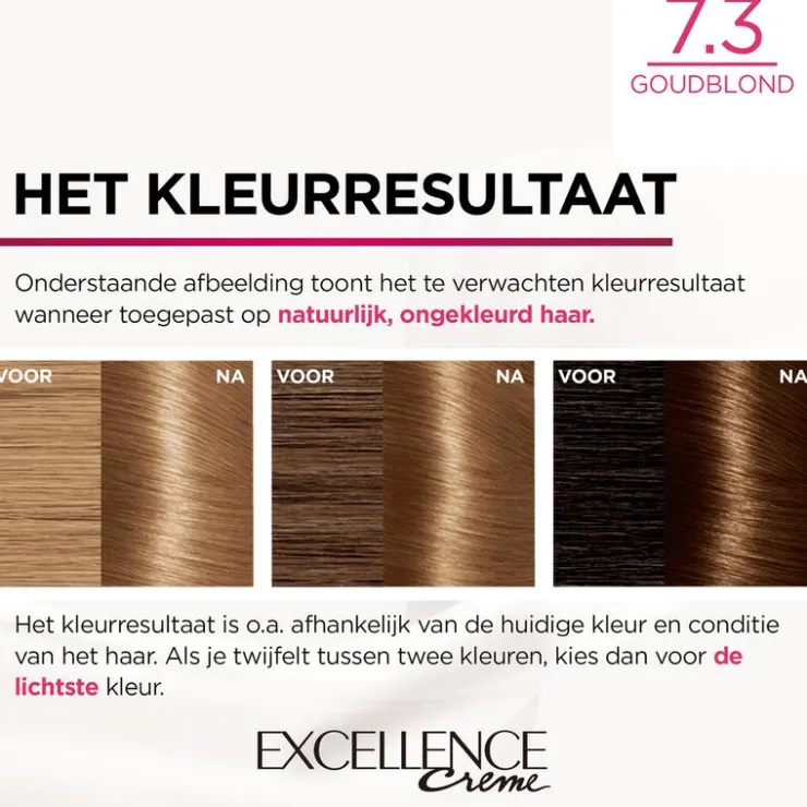 L'Oréal Paris Excellence Crème Verzorgende Crèmekleuring