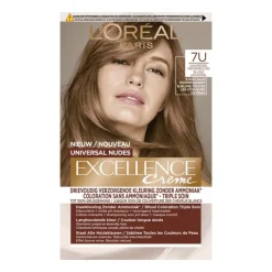 L'Oréal Paris Excellence Universal Nudes Permanente Haarverf 7U Middenblond