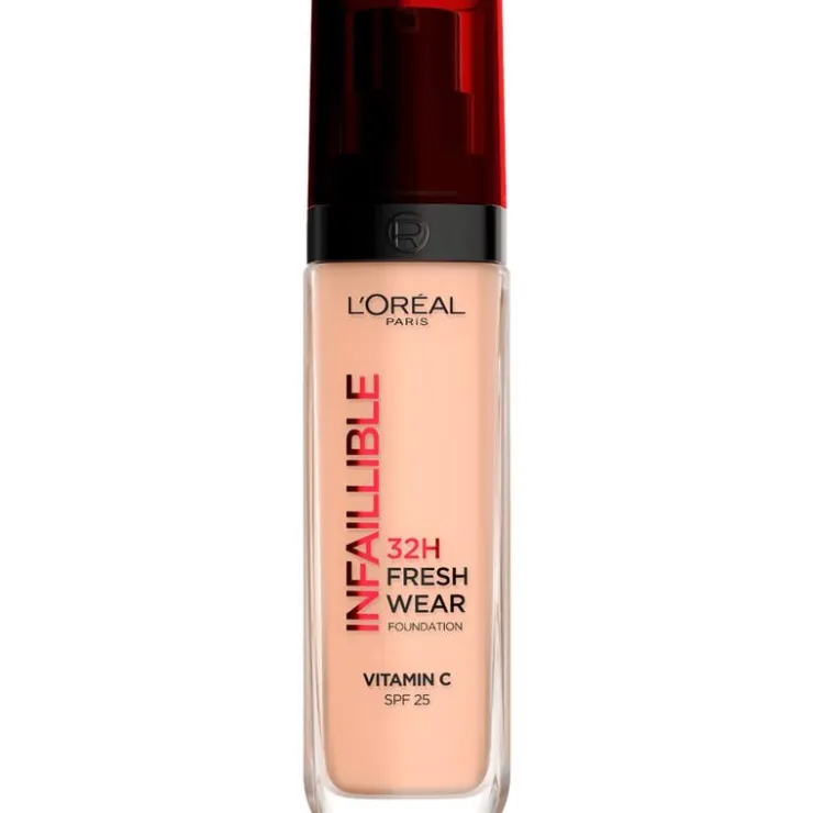 L'Oréal Paris Infaillible 32HR Fresh Wear 145 Beige Rose Foundation met SPF25 30 ML