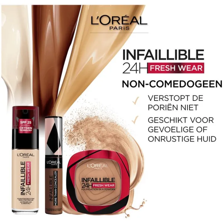 L'Oréal Paris Infaillible 24H Fresh Wear Foundation in a Powder