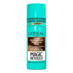 L'Oréal Paris Magic Retouch Camouflerende Uitgroeispray Goud Middenbruin 75 ML