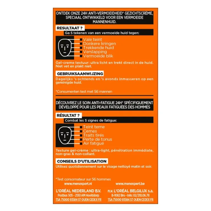 Heren L'Oréal Paris Men Expert Hydra Energetic Hydraterende Gezichtscrème 50 ML