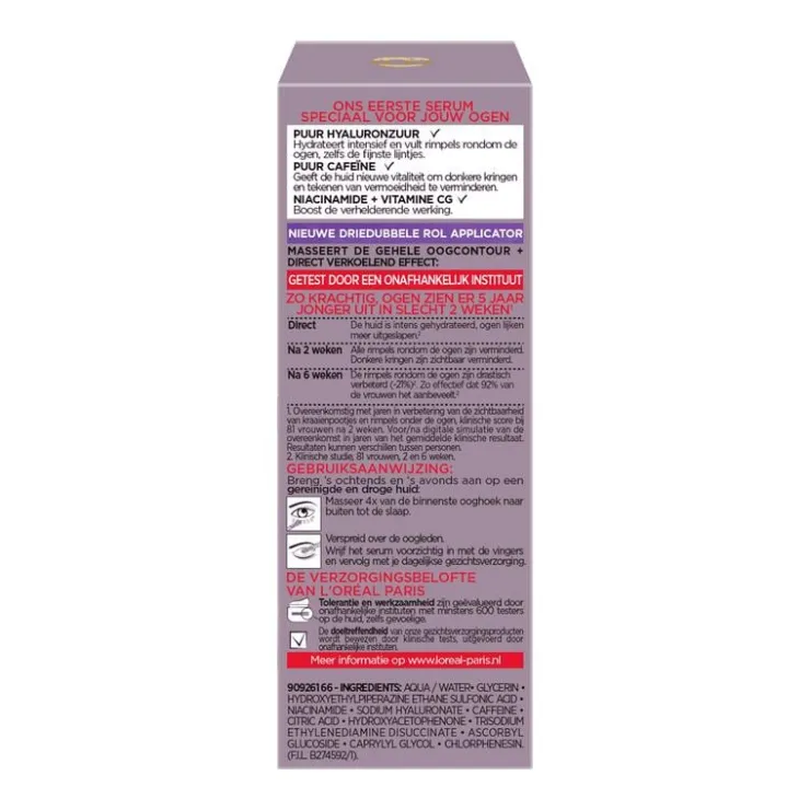L'Oréal Paris Revitalift Filler Eye Serum 20 ML