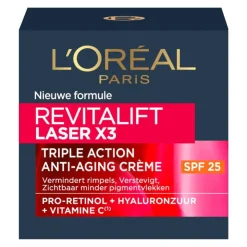 L'Oréal Paris Revitalift Laser X3 Anti-Rimpel Dagcrème SPF25 50 ML