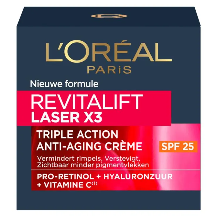 L'Oréal Paris Revitalift Laser X3 Anti-Rimpel Dagcrème SPF25 50 ML