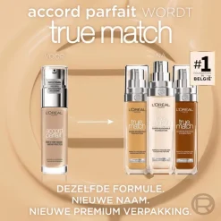 L'Oréal Paris True Match Foundation 6.5.W Golden Toffee SPF16