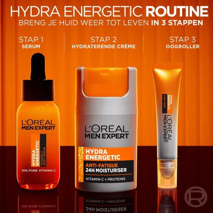 Heren L'Oréal Paris L'Oreal Paris Men Expert Hydra Energetic Vitamine C Serum 30 ML
