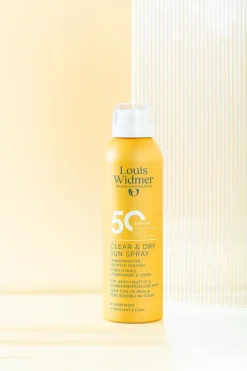 Louis Widmer Clear & Dry Sun Spray SPF50 Zonder Pafrum 200 ML