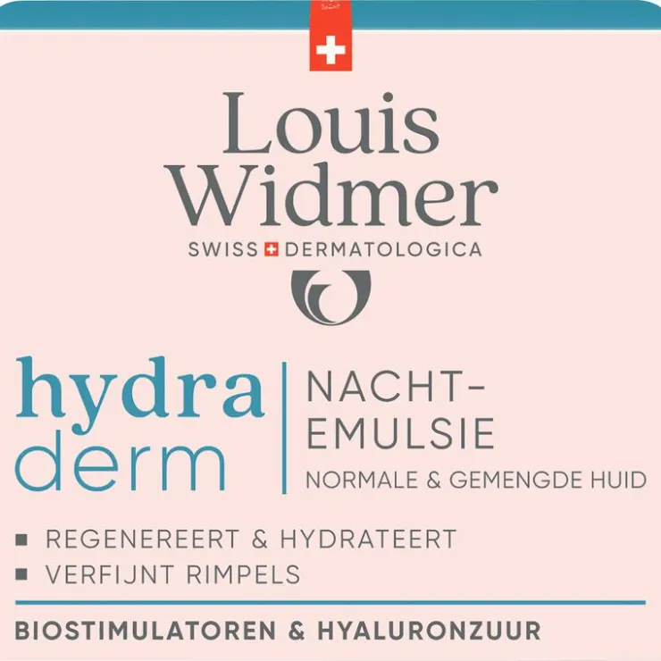 Louis Widmer Hydraderm Nachtemulsie Licht Geparfumeerd 50 ML