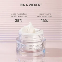 Louis Widmer Hydraderm Nachtemulsie Zonder Parfum 50 ML