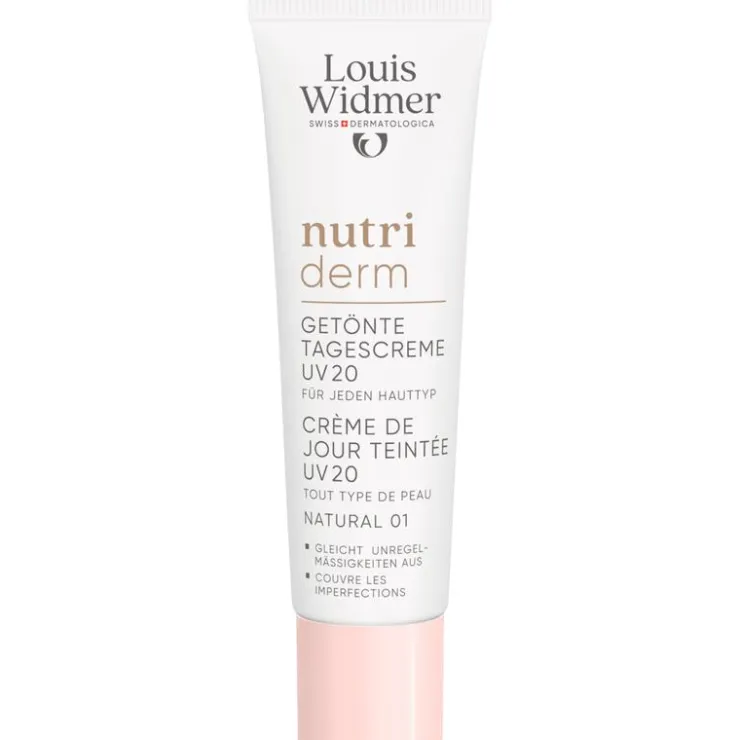 Louis Widmer Nutriderm Getinte Dagverzorging SPF20 Naturel 01 Zonder Parfum 30 ML
