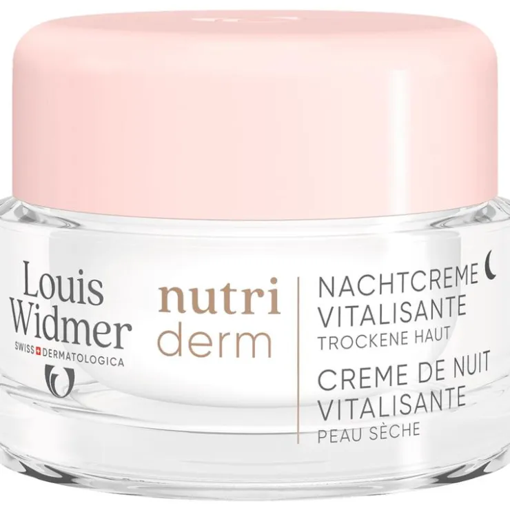 Louis Widmer Nutriderm Nachtcrème Vitalisante Zonder Parfum 50 ML