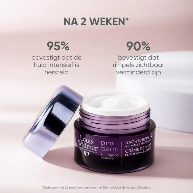 Louis Widmer Proderm Nachtcrème Licht Geparfumeerd 50 ML