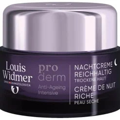 Louis Widmer Proderm Nachtcrème Rijke Textuur Zonder Parfum 50 ML