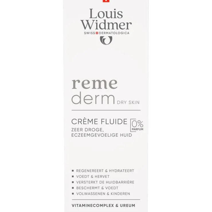 Louis Widmer Remederm Crème Fluide Zonder Parfum 200 ML