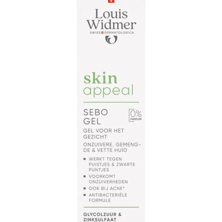 Louis Widmer Skinappeal Sebo Gel Zonder Parfum 30 ML
