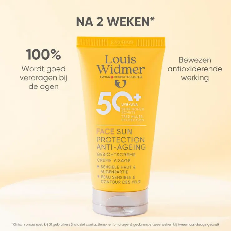 Louis Widmer Sun Protection Face Zonder Parfum SPF50+ 50 ML