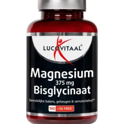 Lucovitaal Lucovit magnesium 375mg bisglycinaat 210 tabl