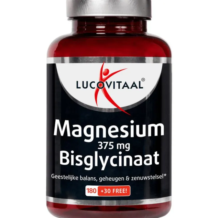 Lucovitaal Lucovit magnesium 375mg bisglycinaat 210 tabl