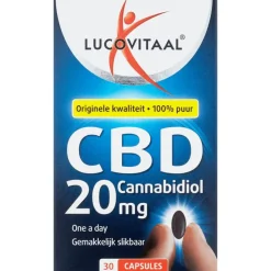 Lucovitaal LV CBD Cannabidiol 20 mg Capsules