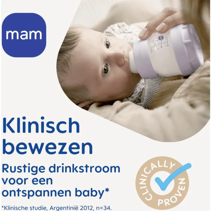 MAM Easy Start Anti-Colic Babyfles 260 ML
