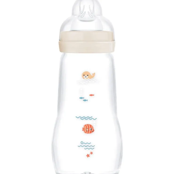 MAM Feel Good Glass Bottle Babyfles 260 ML