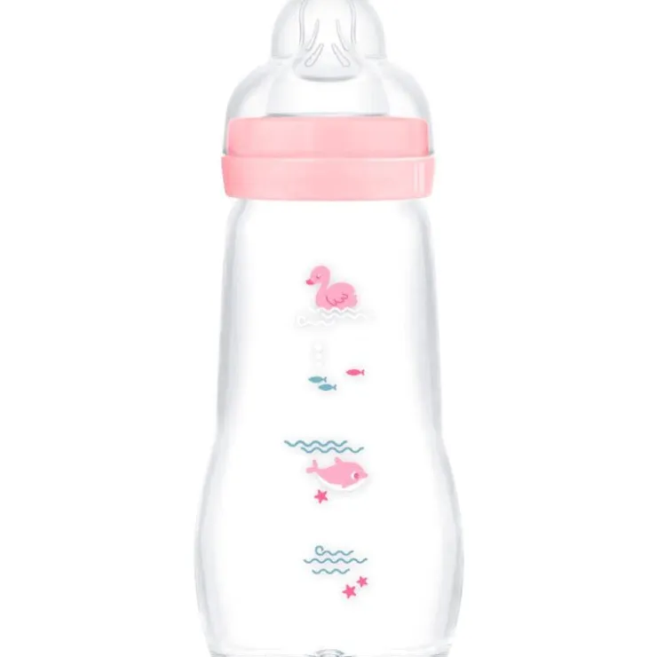 MAM Feel Good Glass Bottle Babyfles 260 ML