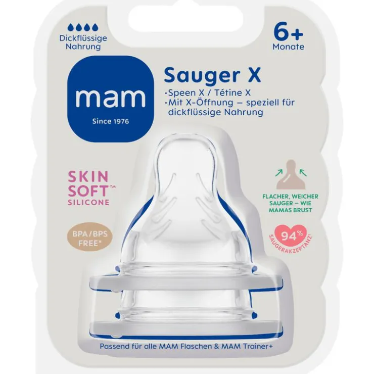 MAM Flesspeen Maat X2 stuks