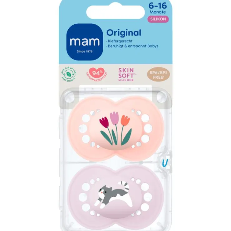 MAM Original Fopspenen 6-16 maanden 2 stuks