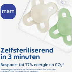MAM Original Fopspenen Start 0-2 maanden Plain Blue 2 stuks