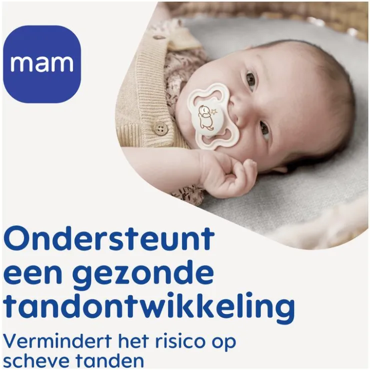 MAM Supreme Fopspenen 0-6 maanden 2 stuks