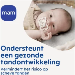 MAM Supreme Fopspenen 0-6 maanden 2 stuks