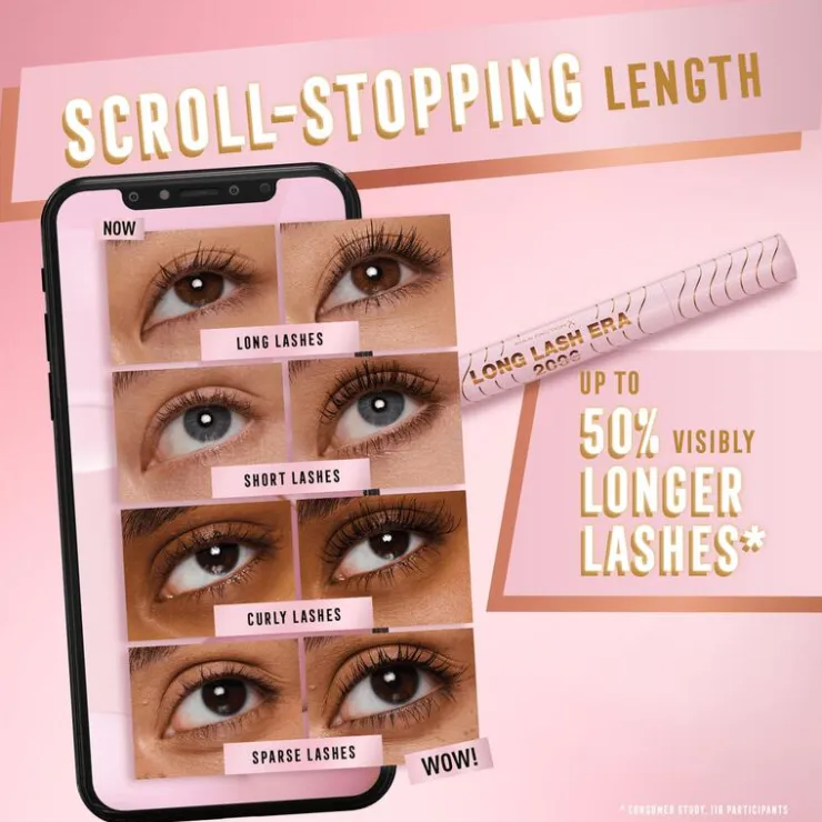 Max Factor 2000 Calorie Long Lash Era Mascara - Zwart -